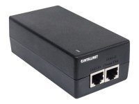 INTELLINET Gigabit Ultra PoE+ Injektor 1 x 60 Watt-Port IEEE 802.3at/af-konform Kunststoffgehaeuse