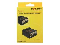 DELOCK RS-232 Tester DB9 Buchse > DB9 Stecker