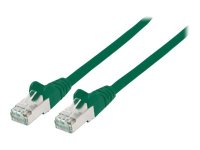 INTELLINET Cat6aPro Kabel Cat7 Rohkabel 10m gruen RJ45...