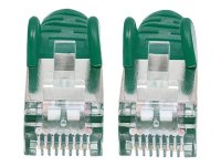 INTELLINET Cat6aPro Kabel Cat7 Rohkabel 10m gruen RJ45 reines Kupfer LS0H halogenfrei AWG 26 vergoldete Kontakte 10 Gigabit