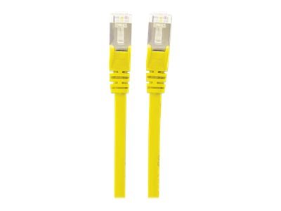 INTELLINET Cat6aPro Kabel Cat7 Rohkabel 15m gelb RJ45 reines Kupfer LS0H halogenfrei AWG 26 vergoldete Kontakte 10 Gigabit