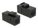 DELOCK Keystone Modul RJ45 Buchse > RJ45 Buchse Cat.6 UTP schwarz