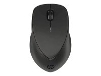 HP Wireless Premium Mouse Right and left-handed Laser 3 Buttons 2.4GHz USB Wireless receiver Black