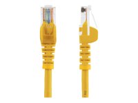 STARTECH.COM 10m Yellow Cat5e Patch Cable with Snagless RJ45 Connectors - Long Ethernet Cable - 10 m Cat 5e UTP Cable