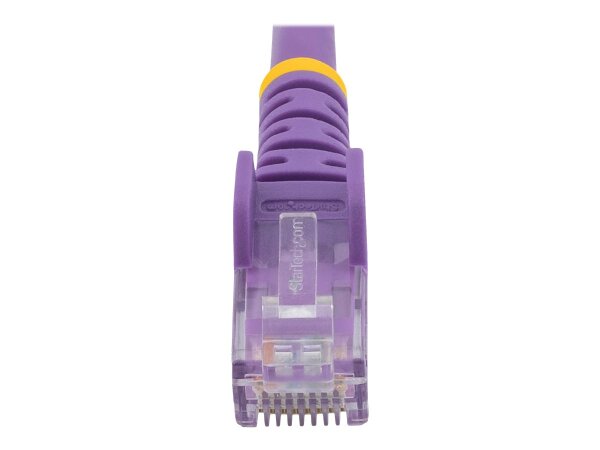 STARTECH.COM 3 m Purple Cat6 Patch Cable with Snagless RJ45 Connectors - Cat6 Ethernet Cable - 3m Cat 6 UTP Cable