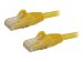 STARTECH.COM 5m Yellow Cat6 Patch Cable with Snagless RJ45 Connectors - Long Ethernet Cable - 5 m Cat 6 UTP Cable