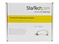 STARTECH.COM Mini PCI Express Gigabit Ethernet Netzwerkkarte - mini PCIe NIC Lan Adapter Karte