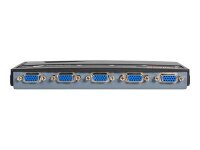 STARTECH.COM 4 Port VGA / PS/2 KVM Switch - PS/2 KVM Umschalter inkl. Kabel - 4 Port Desktop KVM Umschalter 1x PS/2 und 4x VGA