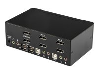 STARTECH.COM DisplayPort KVM Switch - 2 Port -...