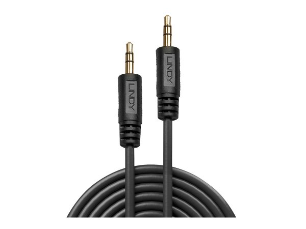 LINDY Premium Audiokabel mit 3,5mm Klinkenstecker 1m