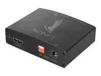 LINDY HDMI 4K Audio Extractor mit Bypass Aufloesungen bis...