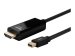 LINDY Kabel Mini DisplayPort/HDMI 4K30 DP: passiv 2m mDP Stecker an HDMI Stecker