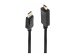 LINDY Kabel DisplayPort/HDMI 4K30 DP: passiv 0,5m DP Stecker an HDMI Stecker