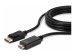 LINDY Kabel DisplayPort/HDMI 4K30 DP: passiv 0,5m DP Stecker an HDMI Stecker