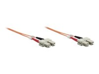 INTELLINET LWL Kabel SC/SC OM1 1m orange 62,5/125um Duplex Multimode