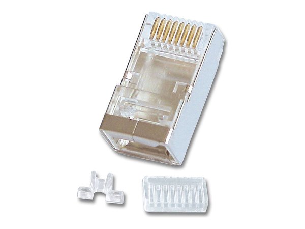 LINDY RJ45 Stecker STP Cat.6 10St. Fuer Patchkabel Crimpstecker