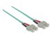 INTELLINET LWL Kabel SC/SC OM3 1m aqua 50/125um Duplex Multimode