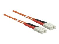 INTELLINET LWL Kabel SC/SC OM2 2m orange 50/125um Duplex Multimode