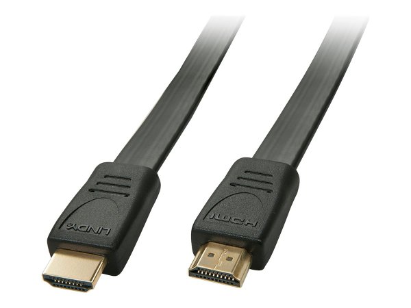 LINDY HDMI HighSpeed Flachkabel 0,5m HDMI 2.0 / HDTV und HDCP kompatibel