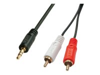 LINDY Premium Audio-Adapterkabel 5m 2x RCA Cinch Stecker...