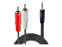 LINDY Premium Audio-Adapterkabel 10m 2x RCA Cinch Stecker...