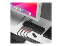 LINDY USB 3.1 Hub 7 Port mit Ladefunktion. Unterstuetzt Battery Charging Standard 1.2 bis max. 1,5A Ampere pro Port