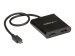 STARTECH.COM USB-C zu HDMI Multi-Monitor Splitter - Thunderbolt 3 kompatibel - 2 Port MST Hub