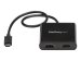 STARTECH.COM USB-C zu HDMI Multi-Monitor Splitter - Thunderbolt 3 kompatibel - 2 Port MST Hub