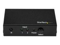 STARTECH.COM 2 Port HDMI Switch - 4K HDMI Switch Box - Ultra HD 4k 60Hz