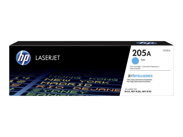 HP 205A Original Cyan LaserJet Toner Cartridge