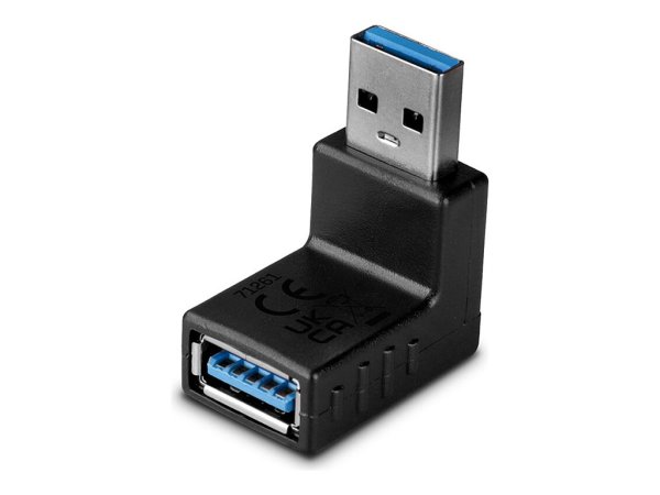 LINDY USB 3.0 Adapter Typ A 90 nach oben Stecker - Kupplung