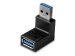 LINDY USB 3.0 Adapter Typ A 90 nach oben Stecker - Kupplung