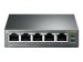 TP-LINK TL-SF1005P 5-Port 10/100Mbps Desktop Switch 5× 10/100 Mbit/s RJ45 4× PoE+