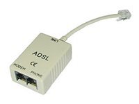 LINDY ADSL-Splitter 3x RJ11 fuer DSL via Analog oder ISDN