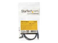 STARTECH.COM USB- C Kabel rechtsgewinkelt - St/St-1m - USB 2.0 - USB Typ-C Kabel - 90grad USB C - USB-C auf USB C - USB-C Ladekabel