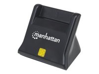 MANHATTAN USB-/SIM-Kartenlesegeraet mit Standfuss...