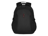 WENGER Sidebar Notebook Rucksack fuer 35,8 bis 39,6cm 14,1 bis 15,6Zoll Tablet Laptop 2 seitliche Taschen schwarz