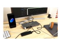 I-TEC USB 3.0/USB-C Dualdock 1x 5K 2x 4K 60Hz 2x HDMI 2x DP 1x GLAN 6x USB 3.0 1x Audio/Mic Jack Kensington kompatibel mit TB 3