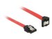 DELOCK Kabel SATA 6 Gb/s Stecker gerade > SATA Stecker unten gewinkelt 30 cm rot Metall