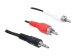 DELOCK Kabel Audio 3,5 mm Klinkenstecker > 2 x Cinch Stecker 1,5 m