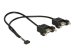 DELOCK Kabel USB 2.0 Pfostenbuchse 2,00 mm 10 Pin > 2 x USB 2.0 Typ-A Buchse zum Einbau 25 cm