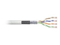 DIGITUS CAT 5e SF-UTP Roh-Patchkabel Lange 305 m Box AWG 26/7 PVC Simplex Farbe Grau