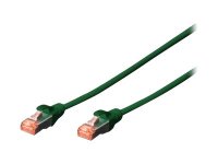 DIGITUS Patch Kabel SFTP CAT6 5m grün 4x2AWG 27/7...