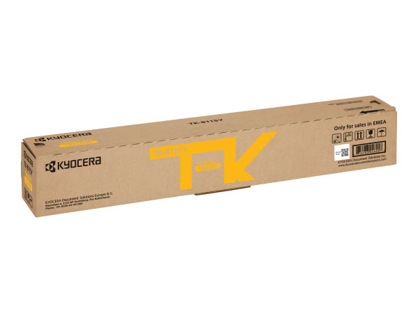 KYOCERA TK-8115Y Toner gelb fur 6.000 Seiten gem. ISO/IEC 19752