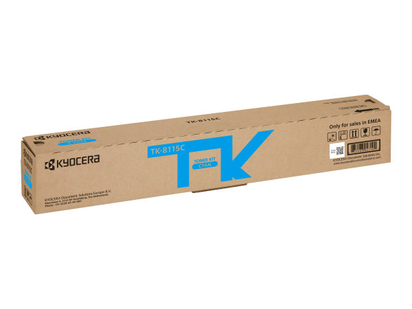 KYOCERA TK-8115C Toner cyan fur 6.000 Seiten gem. ISO/IEC 19752