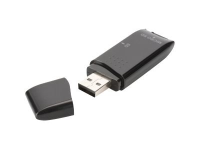 DIGITUS USB 2.0 SD/Micro SD Kartenleser für SD SDHC/SDXC und für TF Mirco-SD Karten