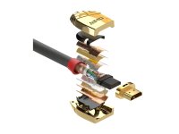 LINDY 7,5m High Speed HDMI Kabel Gold Stecker/Stecker