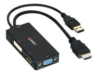 LINDY HDMI an DP/DVI/VGA Konverter Unterstuetzt...