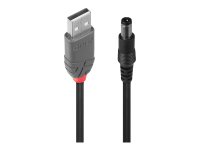 LINDY Adapterkabel USB A St DC 5,5/2,5mm