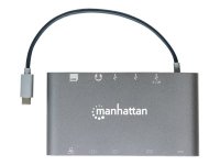 MANHATTAN USB-C 7-in-1-Dockingstation USB 3.1 Typ C auf...